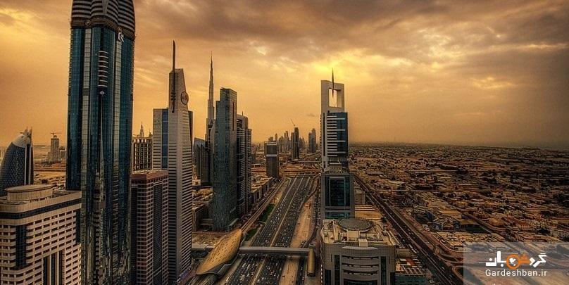 آشنایی با جاده شیخ زاید در دبی، تصاویر