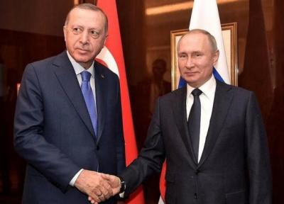 گفتگوی پوتین و اردوغان درباره موضوعات دوجانبه و منطقه ای