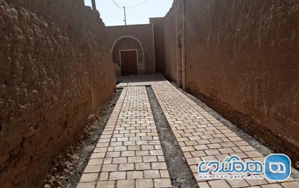 انتها عملیات محوطه سازی بافت تاریخی روستای هدف گردشگری بیابانک